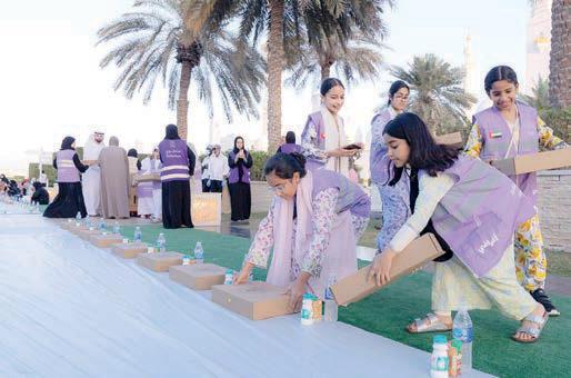 «الأعلى للأمومة والطفولة» يوزع «إفطار صائم»