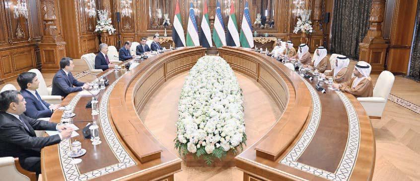 رئيس أوزبكستان يستقبل وزير الطاقة والبنية التحتية