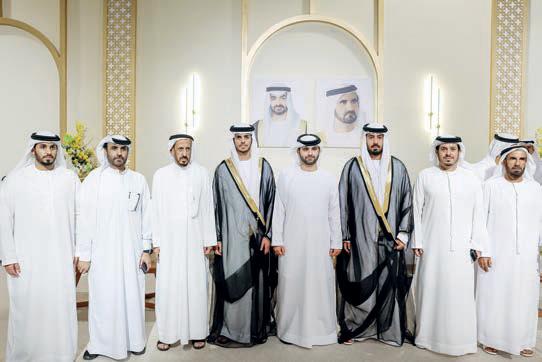 محمد بن راشد يحضر أفراح الكتبي والمزروعي