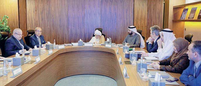 المجلس العلمي لجامعة «محمد بن زايد للعلوم الإنسانية» يبحث الخطط المستقبلية