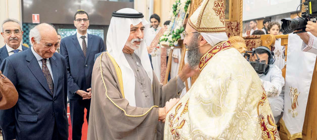 نهيان بن مبارك: السلام والمحبة والوفاق للعالم