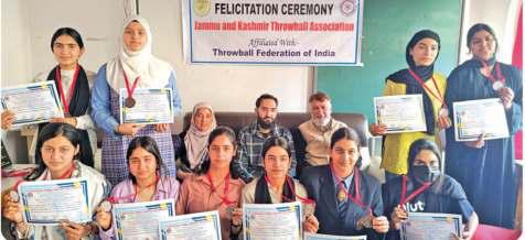 J&K Throwball Association Holds 2 Events At Legends School