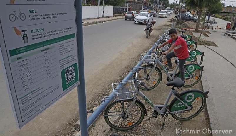 Srinagar's Cycle Sharing Project Under Lens