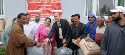 SKUAST-K, AICRP Distribute Seed Among Tribal Farmers