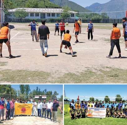 Baramulla Holds Zonal Level Open Volleyball Tournaments