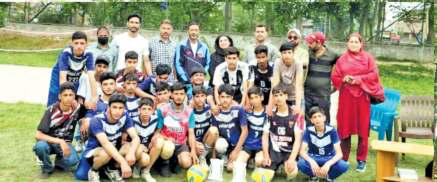 YSS Ganderbal's Inter School Zonal Level Volleyball Tournament Concludes