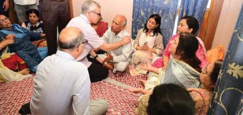 Rs 10 Lakh Relief For Shelling Victims' Families