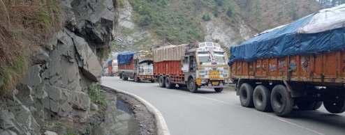 Traffic Resumes On Mughal Road