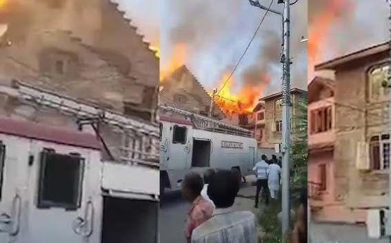 Four Residential Houses Damaged In Lal Bazar Blaze