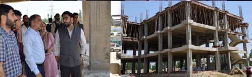 DC Budgam Assesses Progress On Construction Of New Distt Hospital
