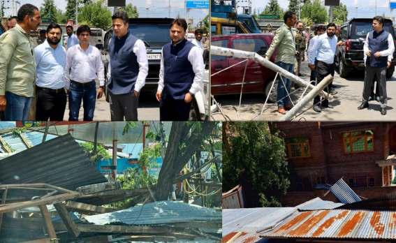 DC Assesses Situation Arising From Gusty Winds