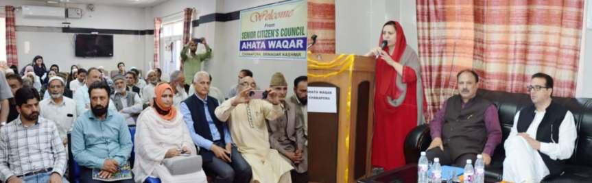 Sakeena Itoo Conducts Extensive Tour Of Chanapora Constituency