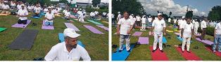Ayush Anantnag Organizes Yoga Event At Martand Temple