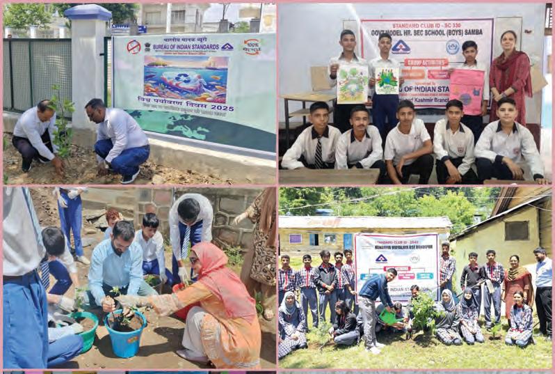 BIS JKBO Celebrates World Environment Day 2025 with Green Initiatives Across J&K