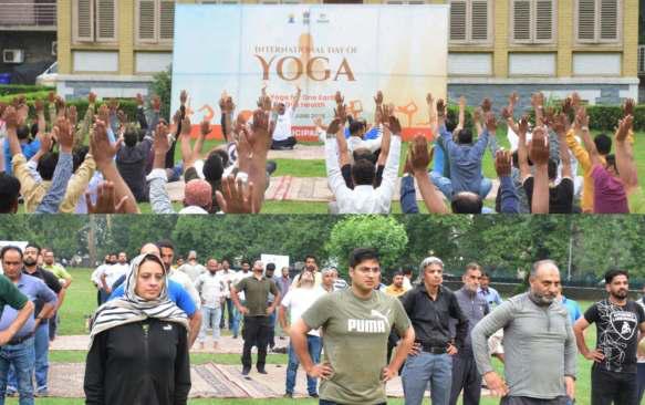 Srinagar Municipal Corporation Celebrates ‘International Yoga Day’