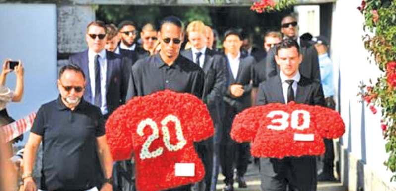 Liverpool Players Join Family Of Diogo Jota For Funeral In Portugal