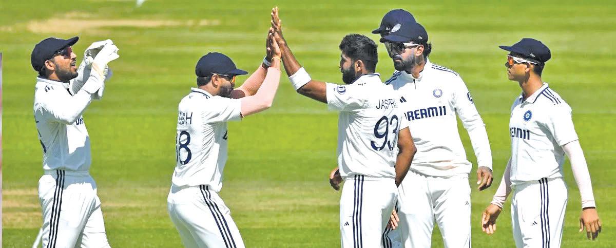 Bumrah Fifer, Rahul's Fifty Keep India Steady At Lord's