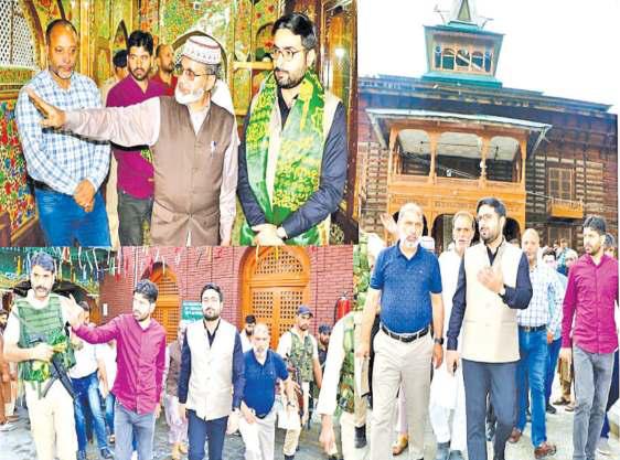 DC Inspects Renovation Of Khanqah-e-Naqshband Sahib, Aali Masjid