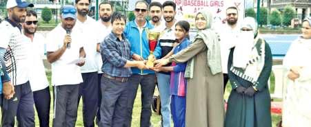 U-14 Provincial Girls Baseball C'ship Concludes In Ganderbal