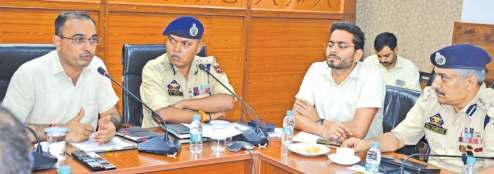 Div Com, IGP Review Arrangements For Budha Amarnath Yatra