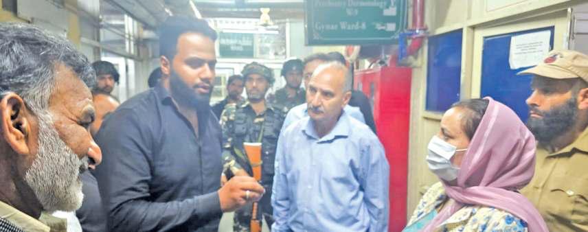 Sakeena Conducts Midnight Inspection Of JVC Hospital Bemina