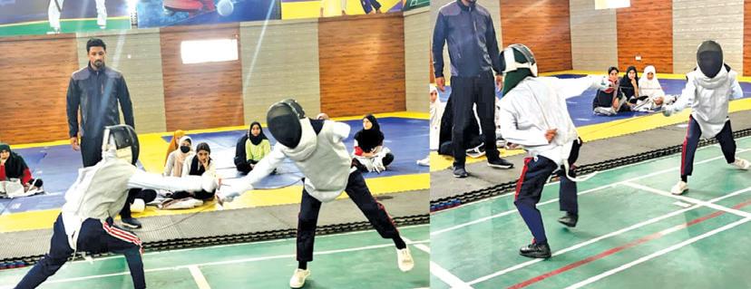 District Level Cricket & Fencing Events For Girls Held In Budgam