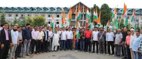 NIT Srinagar organizes tiranga rally under nationwide ‘Har Ghar Tiranga’ campaign