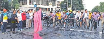 District Level Cycling Event For Boys Held At Boulevard Road