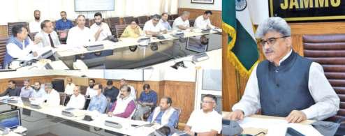 CS Reviews Issues Facing J&K Varsities