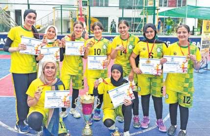 DPS Srinagar Girls' Basketball Team Clinches Championship Title