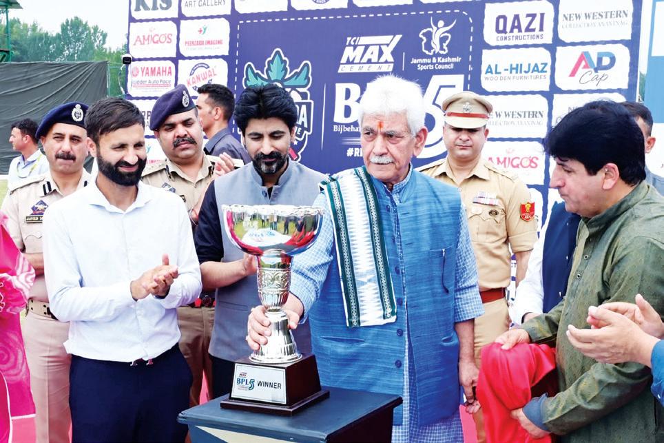 J&K Has Secured Its Place In Indian Sporting Landscape: LG
