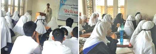 DLSA Organizes Awareness Prog. At Gund Hassi Bhat