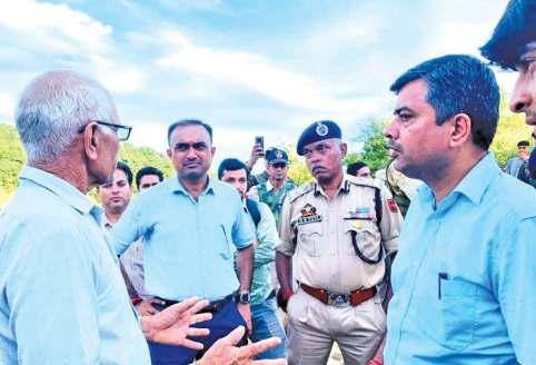 Div Com, IGP Jammu Flash-Flood Affected Areas Of Kathua