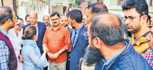 Rana Assesses Flood Situation In Rajbagh