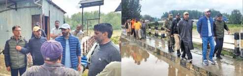 DC Pulwama Visits Flood-Prone Areas