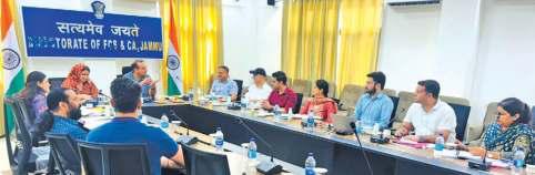 Bhagat Reviews Status Of Essential Commodities Across J&K