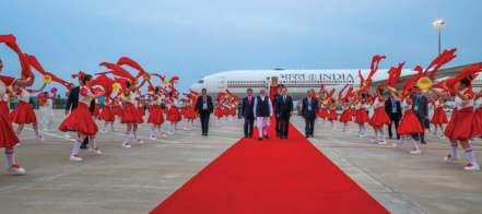 PM Modi Lands in China After 7 Years