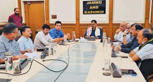 Rana Reviews Restoration Of Water Supply In Jammu