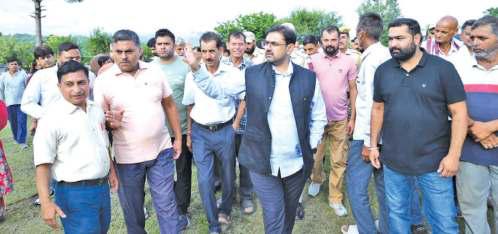 Minister Sharma Visits Flood-Affected Areas Of Chowki Choura