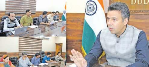 DDC Budgam Chairs Review Meeting On Ring Road Project