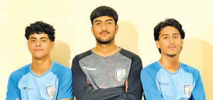 3 Kashmir Footballers In U-17 India Squad For SAFF Cup