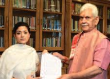 Iltija Mufti Meets LG, Flags Apple Industry Crisis