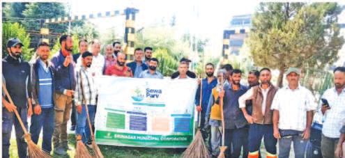 SEWA PARAV CELEBRATION Humhama Ward-33 Launches Cleanliness Drive