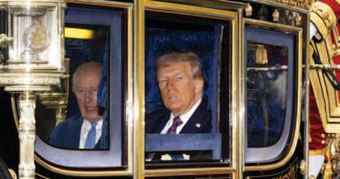 King Charles III greets Trump in Windsor