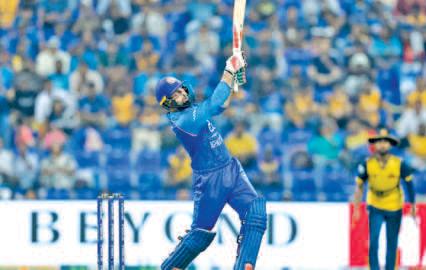 Afghan Batter Mohammad Nabi Hits 5 Sixes In Final Over v Sri Lanka