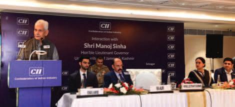 LG Calls Upon Top Industrial Houses To Invest In J&K