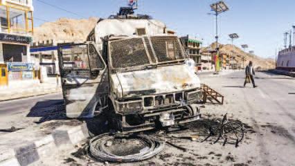 Uneasy Calm In Leh After Daylong Turmoil