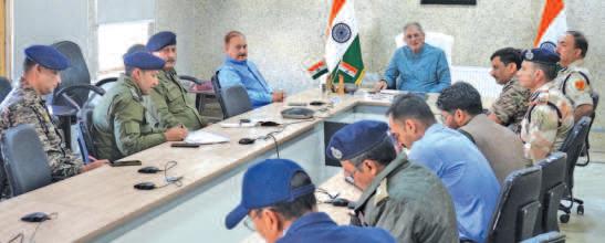 LG Ladakh Kavinder Gupta Reviews Ladakh’s Security