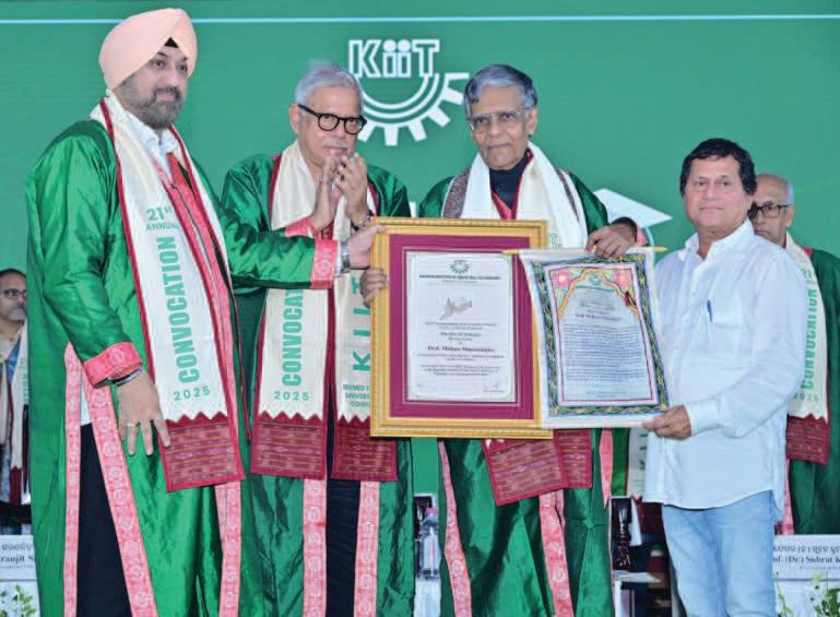 Nobel Laureates Inspire Graduates at KIIT Convocation