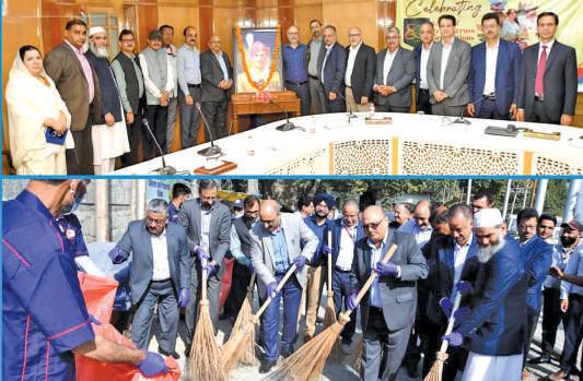 J&K Bank Celebrates 88 Years With Tributes, Launches Cleanliness Drives